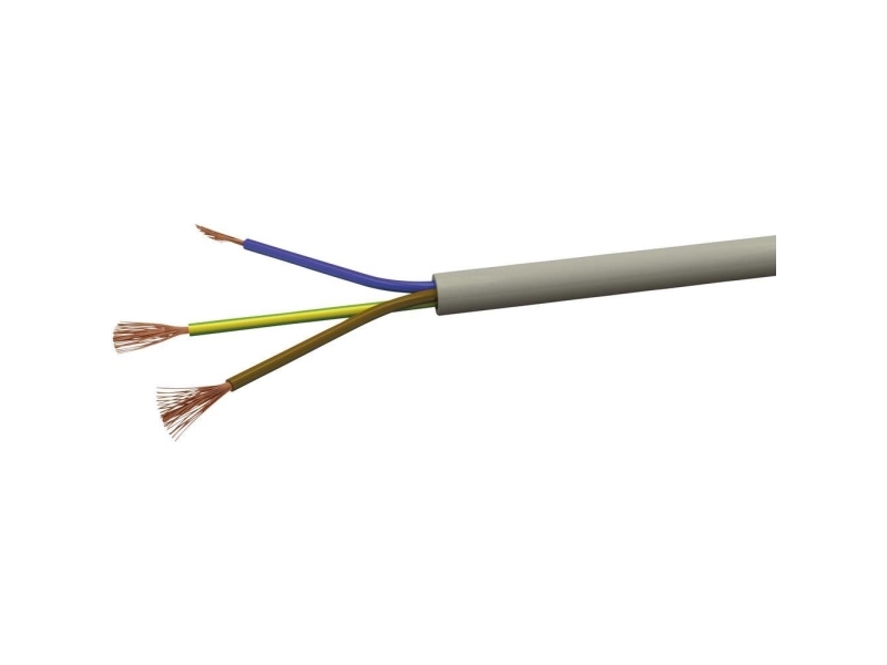 VOKA Kabelwerk H05VVF5X15 Slangekabel H05VV-F 5 x 1.5 mm² Sort 100 m