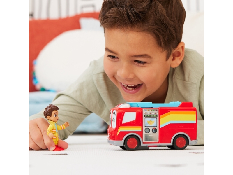 Disney Junior Firebuds - Legetøjs Brandbil - Bo And Flash