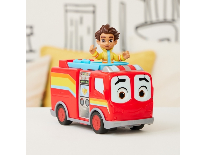 Disney Junior Firebuds - Legetøjs Brandbil - Bo And Flash