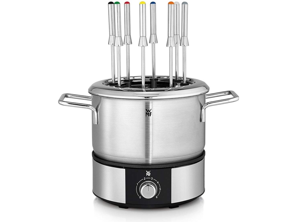 WMF Lono 04.1513.0011, 8 henkilö(t), 1,5 L, Musta, Kromi, Pyöreä, Valmis, 1400 W