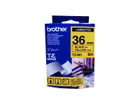 Brother - Rulle (3,6 Cm X 8 M) 1 Kassette Lamineret Bånd - For P-Touch Pt-3600, 530, 550, 9200, 9400, 9500, 9600, 9800, D800, P900