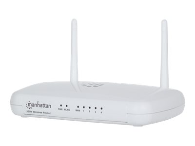 Manhattan 300N Wireless Router - Trådløs Router 4-Port Switch 2,4 Ghz