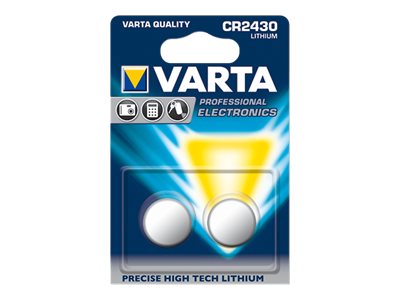 Varta 2X Cr2430, Einwegbatterie, Cr2430, Lithium, 3 V, 2 Stück(E), 280 Mah