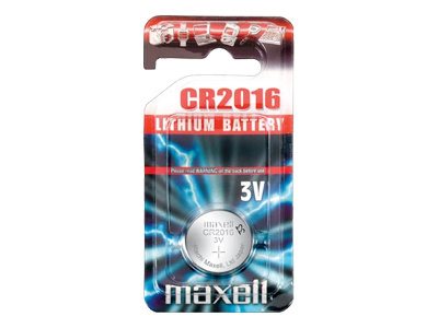 Maxell CR 2016 - Batteri CR2016 - Li - 90 mAh | EL Artiklar - Batteri - Knappcell batteri | GameStuff