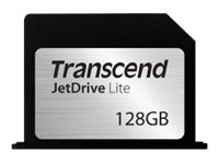 Transcend Jetdrive Lite 360 128Gb, 128 Gb, 95 Mb/S, 55 Mb/S, Staubresistent, Schockresistent, Wasserfest, Schwarz, Silber