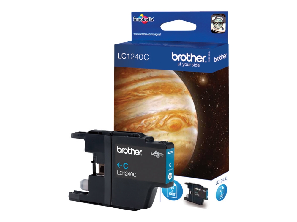 Brother Lc1240c - Cyan - Original - Blækpatron - For Brother Dcp-J525w, Dcp-J725dw, Dcp-J925dw