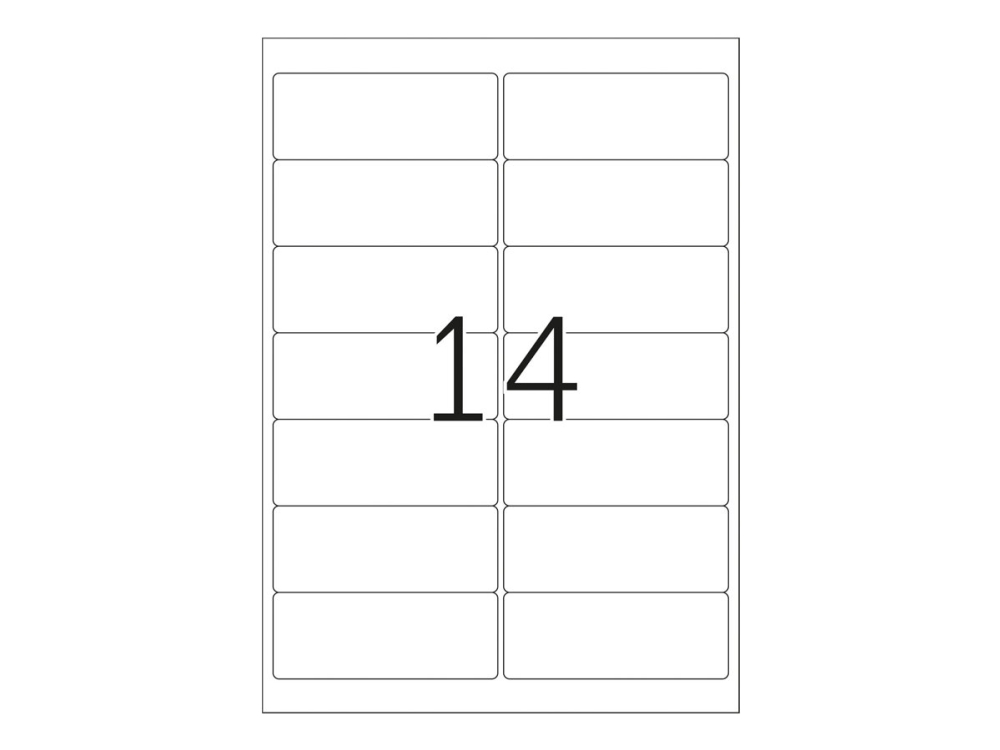 HERMA Special - Matt - självhäftande - transparent - 99.1 x 38.1 mm 350 etikett (er) (25 ark x 14) adresslappar | Papper & Emballage - Förpackning - Etiketter och märkning | GameStuff