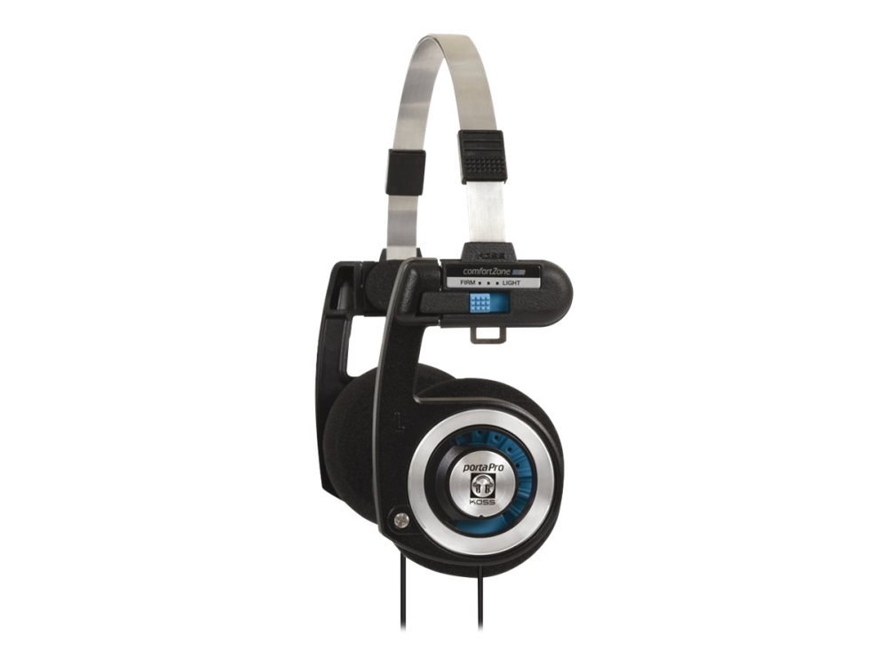 Koss Porta Pro, Kopfhörer, Musik, Schwarz, Silber, 1,2 M, Verkabelt, Ohraufliegend
