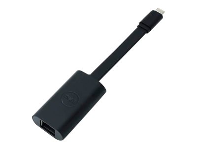 Dell Natverksadapter Usb C Gigabit Ethernet Svart För Latitude 5285 2 In 1 5289 2 In 1 7389 2 In 1 Xps 12 9250 13 93xx 15 95xx