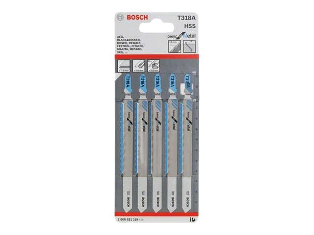 Stikksagblad T 318 A Basic for Metal