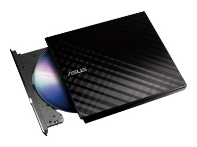 Asus Sdrw-08D2s-U Lite - Festplattendrev - Dvd±Rw (±R Dl) / Dvd-Ram - 8X/8X/5X - Usb 2.0 - Ekstern - Sort