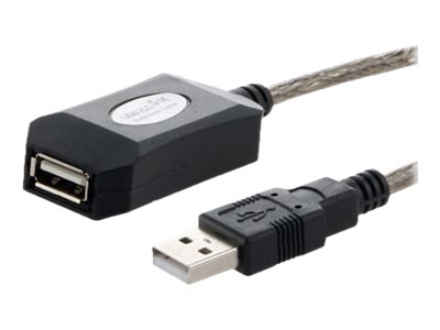 Savio Cl-76 - Usb Forlængerkabel - Usb (Hun) Til Usb (Han) - Usb 2.0 - 5 M - Aktiv