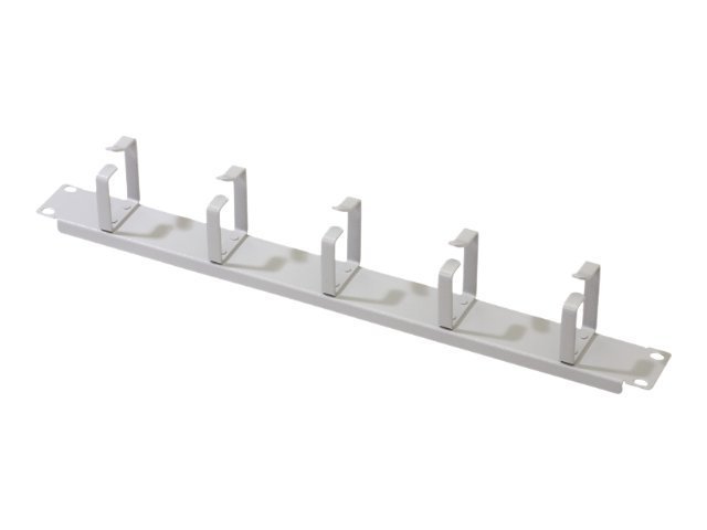 Organizer 1U Cable Support, Ring Type 40X60, Ral 7035