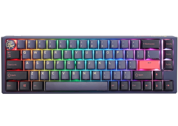 Ducky One 3 Sf, Ledningsført, Usb, Mekanisk, Qwerty, Rgb Led, Blå