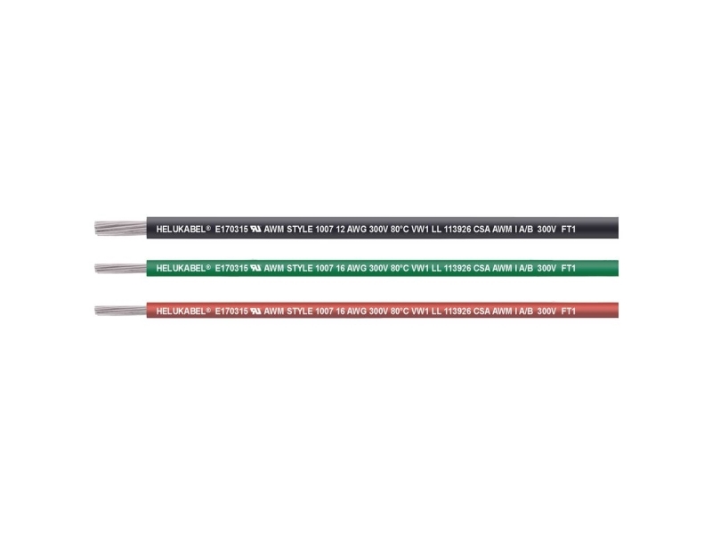 HELU 62309-305 Enkeltleder UL-CSA 1 x 0.823 mm² Orange 305 m