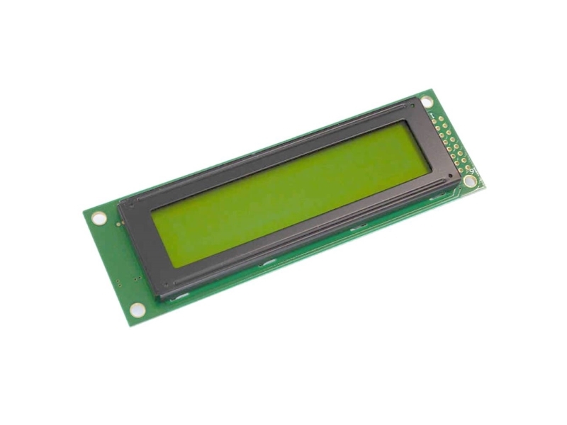 Display Elektronik LC-display Sort Gulgrøn (B x H x T) 116 x 37 x 12 mm DEM20231SYH-PY-CYR
