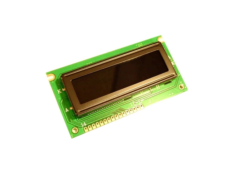 Display Elektronik LC-display Rød, Amber Amber (B x H x T) 84 x 44 x 8.5 mm DEM16217FGH-LA-N.