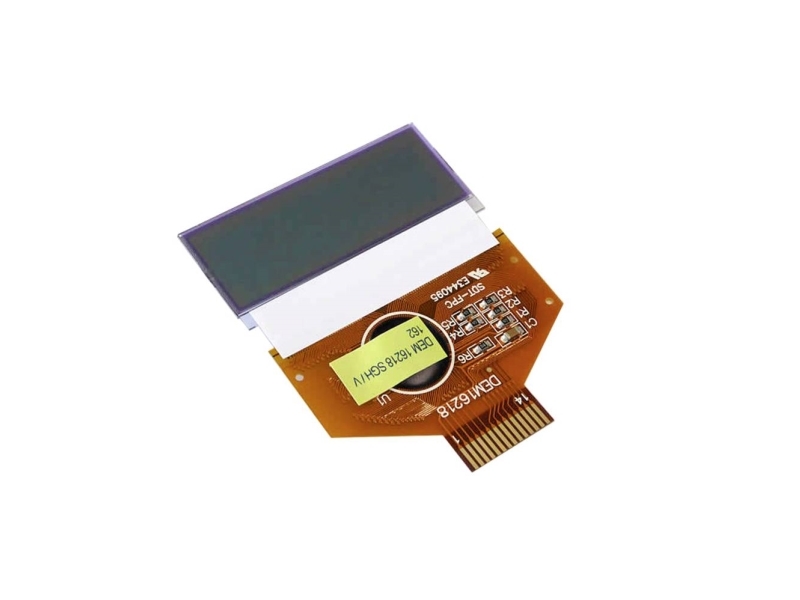 Display Elektronik LC-display Sort (B x H x T) 55 x 24.5 x 2.0 mm DEM16218SGH