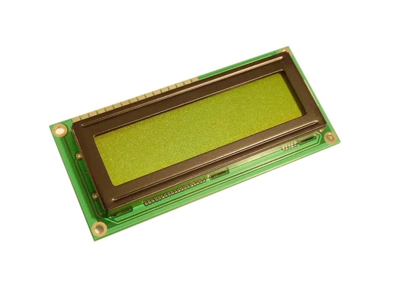 Näyttöelektroniikka LC-näyttö Musta Kelta-vihreä (S x K x S) 80 x 36 x 11,9 mm DEM16216SYH-LY-CYR