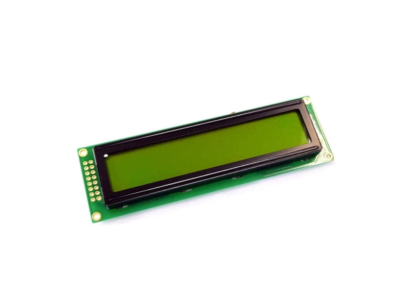 Display Elektronik LC-display Sort Gulgrøn (B x H x T) 118 x 36 x 13.5 mm DEM24252SYH-LY