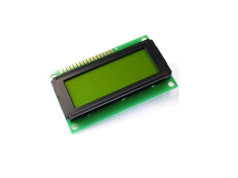 Display Elektronik LC-display Sort Gulgrøn (B x H x T) 77 x 47 x 10.1 mm DEM20488SYH-PY