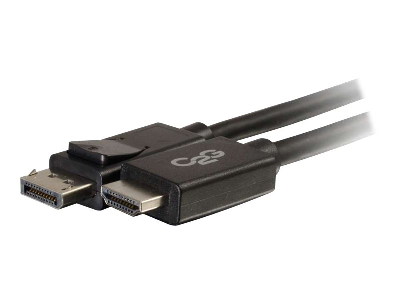C2g 3Ft Displayport To Hdmi Cable - Dp To Hdmi Adapter Cable - M/M - Displayport Kabel - Displayport (Han) Til Hdmi (Han) - 91.4 Cm - Sort