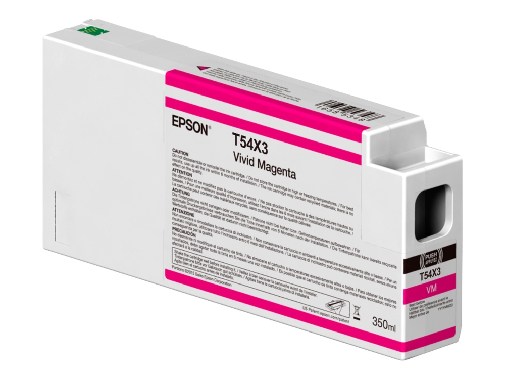 Epson T54x3 - 350 Ml - Levende Rød - Original - Blækpatron - For Surecolor Sc-P6000, Sc-P7000, Sc-P7000v, Sc-P8000, Sc-P9000, Sc-P9000v