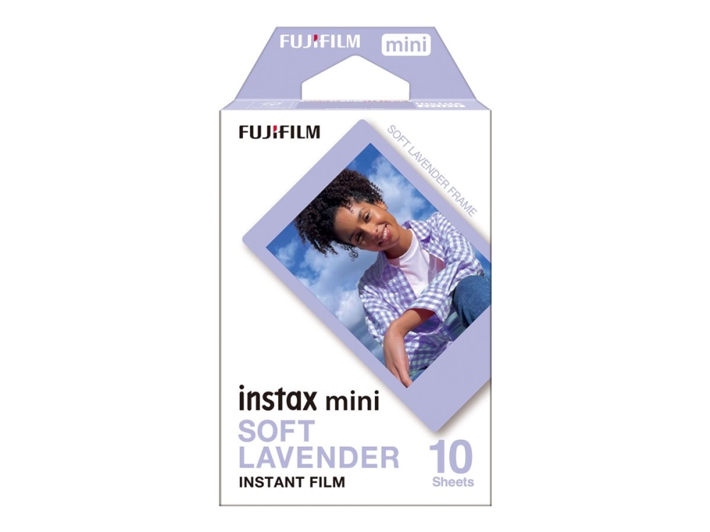 Fujifilm Instax Mini Soft Lavender - Sofortbild-Farbfilm - Instax Mini - Iso 800 - 10 Aufnahmen