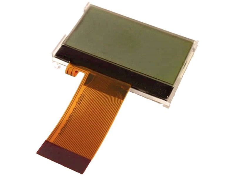 Display Elektronik LC-display vit 128 x 64 pixlar (B x H x D) 45,24 x 29,14 x 6,0 mm DEM128064G1FGH-PW