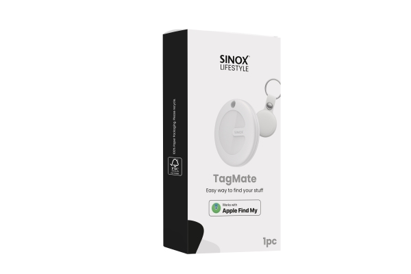 Sinox Lifestyle Tagmate. Hvid Nøglering