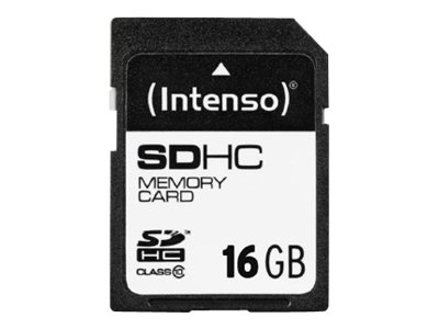 Intenso Klasse 10 - Flashhukommelseskort - 16 Gb - Klasse 10 - Sdhc