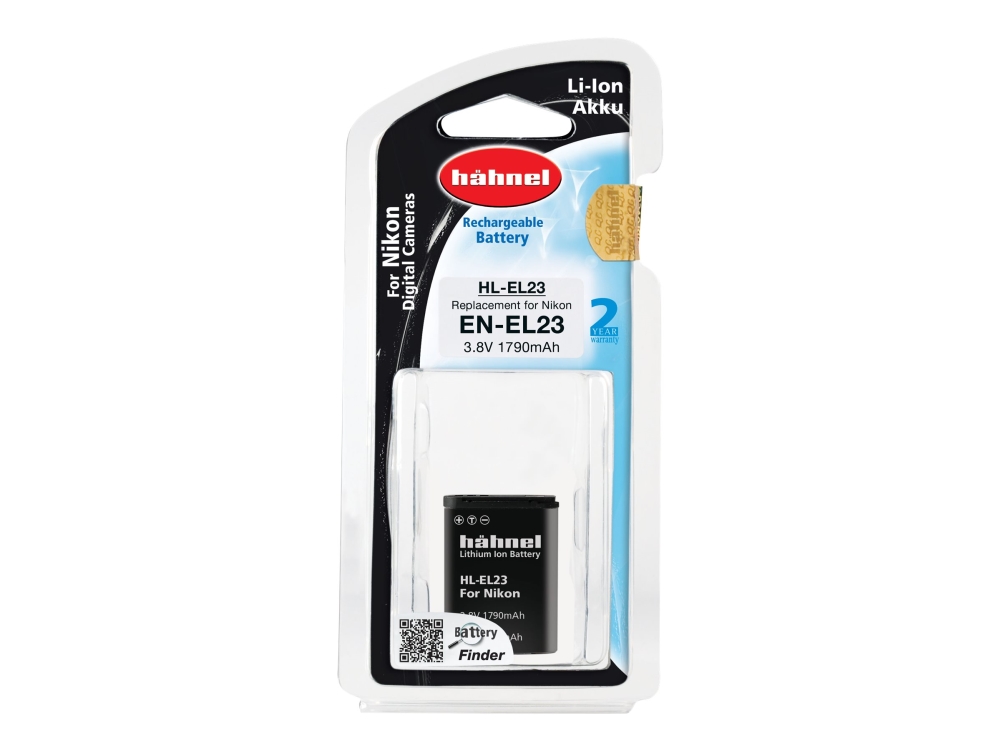 Hähnel Hl-El23 - Batteri - Li-Ion - 1790 Mah - For Nikon Coolpix B600, B700, P600, P610, P900, S810c
