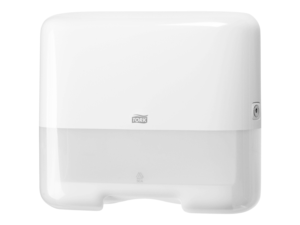 Tork Elevation Zigzag Mini - Papirserviet-Dispenser - Plastik - Hvid