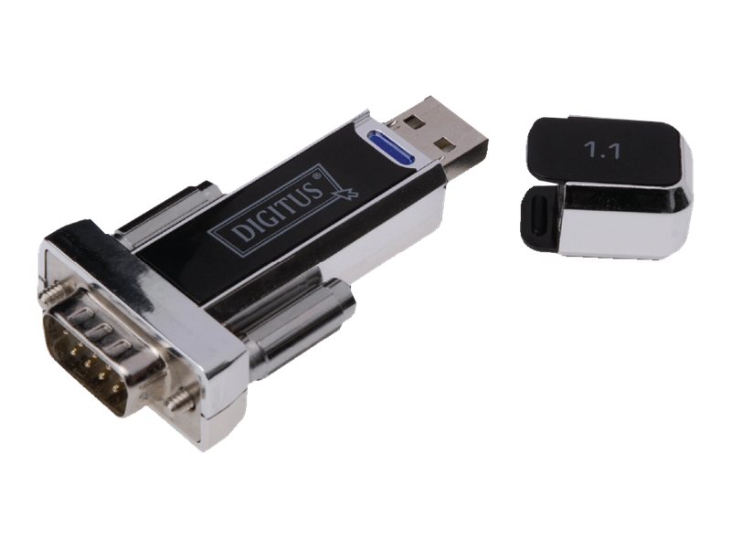 Digitus Usb - Seriell Adapter, Usb 1.1, D-Sub, Schwarz