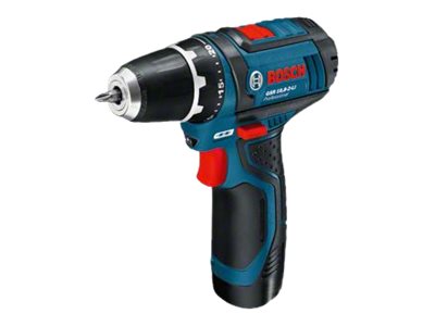 Bosch Light Series Gsr 10,8-2-Li Professional - Bohrer/Schrauber - Schnurlos - 2 Geschwindigkeiten - Bohrfutterschlüssel 10 Mm - 30 N·M - 2 Akkus - 1