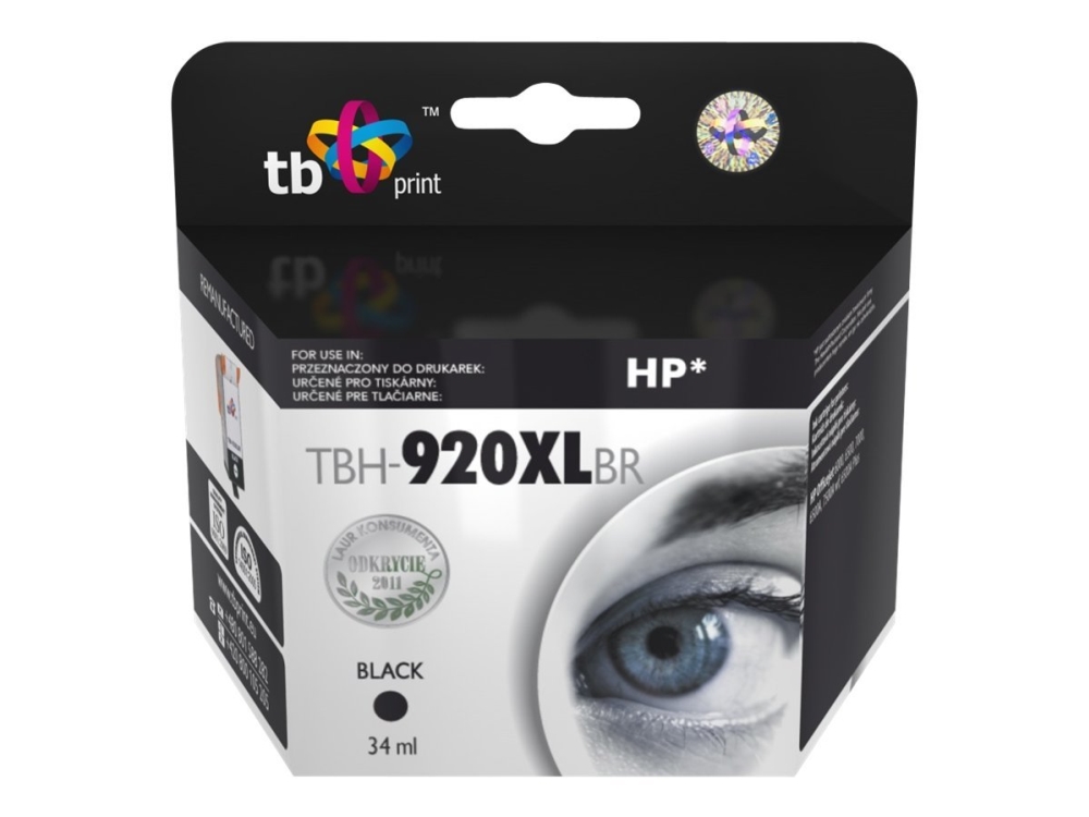 Tb - 34 Ml - Schwarz - Kompatibel - Wiederaufbereitet - Patrone (Alternativ Zu: Hp Cd975ae) - Für Hp Officejet 6000, 6000 E609a, 6500, 6500 E709a, 65
