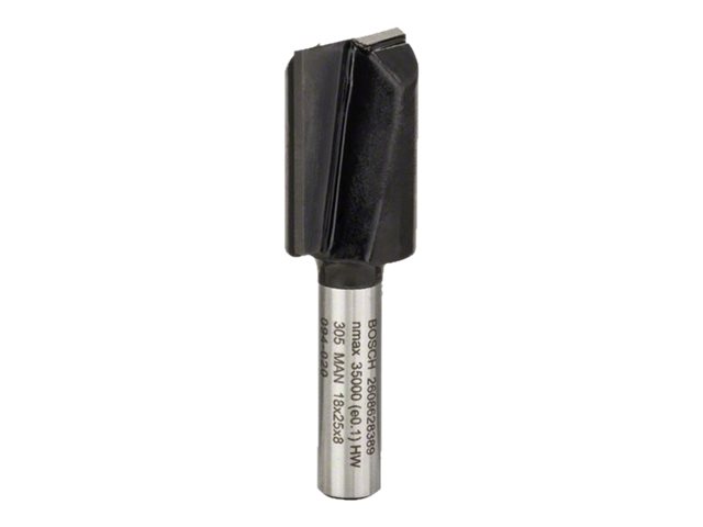 Bosch Fræser Not 2 Skær Hm 8 Mm L 25 Mm B 18 - 2608628389