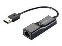 Levelone Usb Fast Ethernet Adapter, Kabelgebunden, Rj-45, Usb, 100 Mbit/S, Schwarz