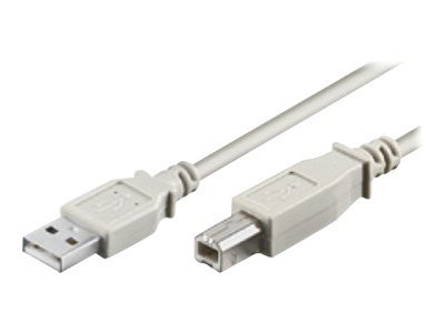 Wentronic - Usb-Kabel - Usb (Stecker) Auf Usb Typ B (Stecker) - 1,8 M - Grau