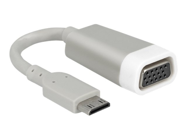 Delock 65471, 0,015 M, Mini Hdmi, Vga, Männlich, Weiblich, Weiß