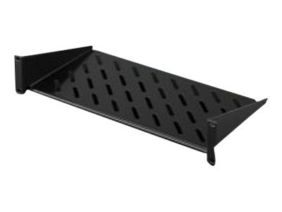 Rittal DK 5501.615 rackhylde 2U - 19", stål, sort