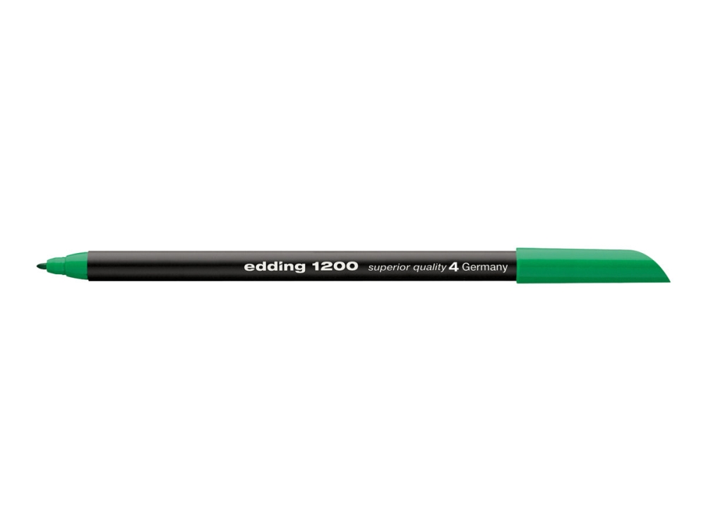 Edding 1200 - Fiberspidspen - Grøn - Vandbaseret Blæk - 0.5-1 Mm
