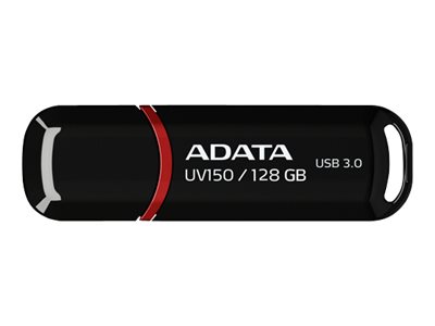 Adata Dashdrive Uv150 - Usb Flashdrive - 128 Gb - Usb 3.0 - Sort