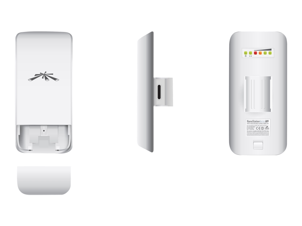 Ubiquiti Nanostation Loco M5 - Trådløs Bro - Airmax - 5 Ghz