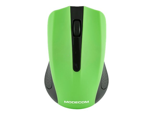 Modecom Mc-Wm9, Beidhändig, Optisch, Rf Wireless, 1200 Dpi, Schwarz, Grün