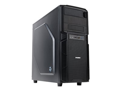 Zalman Z1, Midi Tower, Pc, Schwarz, Atx, Kunststoff, Stahl, Boden