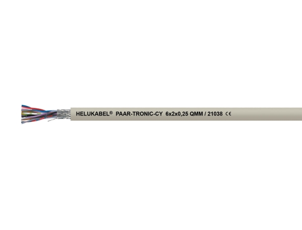 Helukabel Paar-Tronic, Niederspannungskabel, Grau, Polyvinylchlorid (Pvc), Polyvinylchlorid (Pvc), Cooper, 500 V