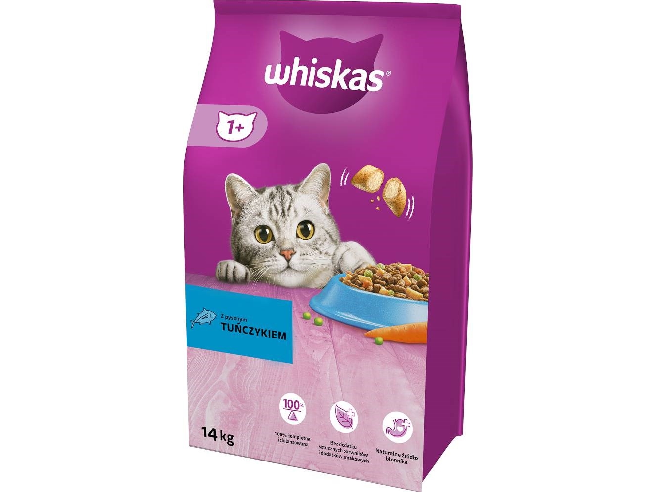 Whiskas tørfoder til voksne katte med tunfisk - 14 kg