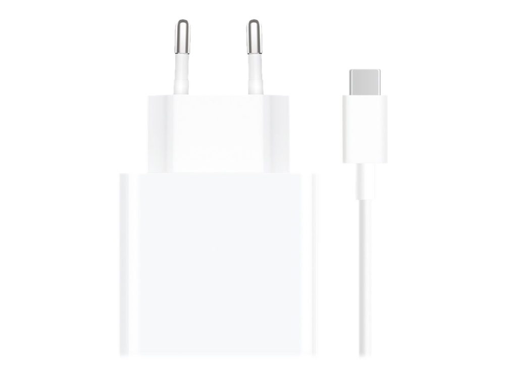 Xiaomi Mdy-12-Ej - Strømforsyningsadapter - 67 Watt - 3 A (Usb) - På Kabel: Usb-C - Hvid