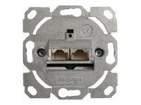 Telegärtner Amj45 M:8/8 K Up/0 Cat.6A - Stikkontakt - Cat 6A - Rj-45 X 2